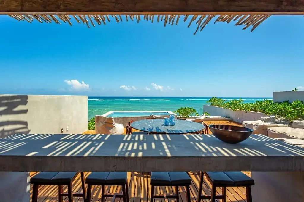 Stylish Apartment 3Br Beachview Villa Rooftop & Concierge Tulum