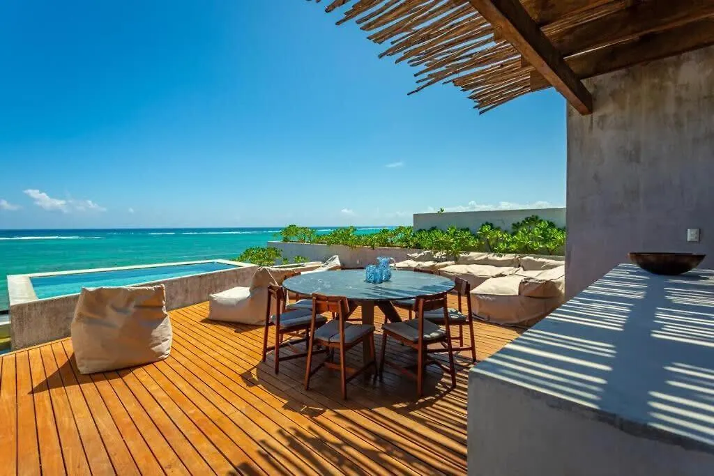 Stylish Apartment 3Br Beachview Villa Rooftop & Concierge Tulum