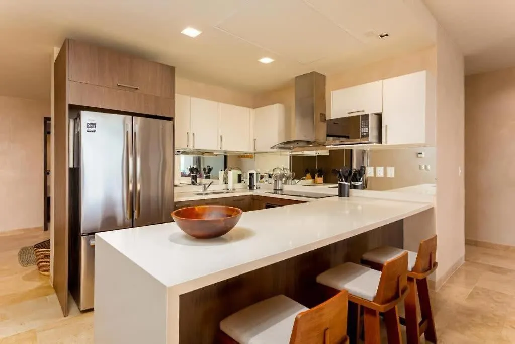 Stylish Apartment 3Br Beachview Villa Rooftop & Concierge تولوم